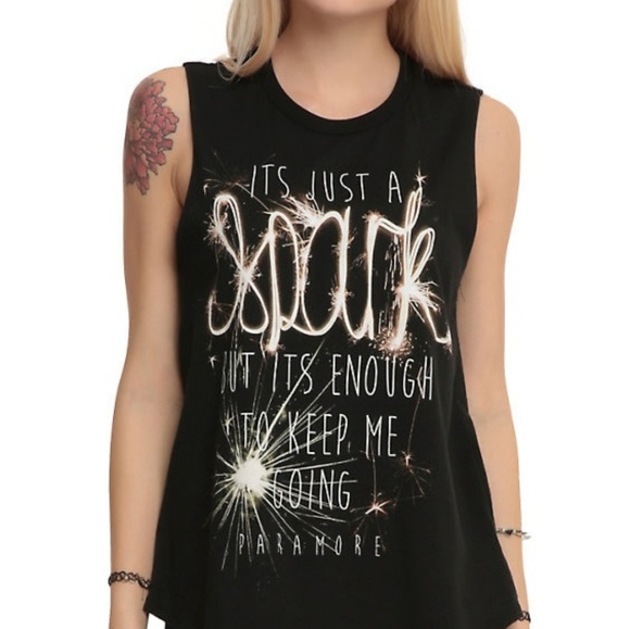 Hot Topic Tops - Paramore | Last Hope Lyric Band Tank
